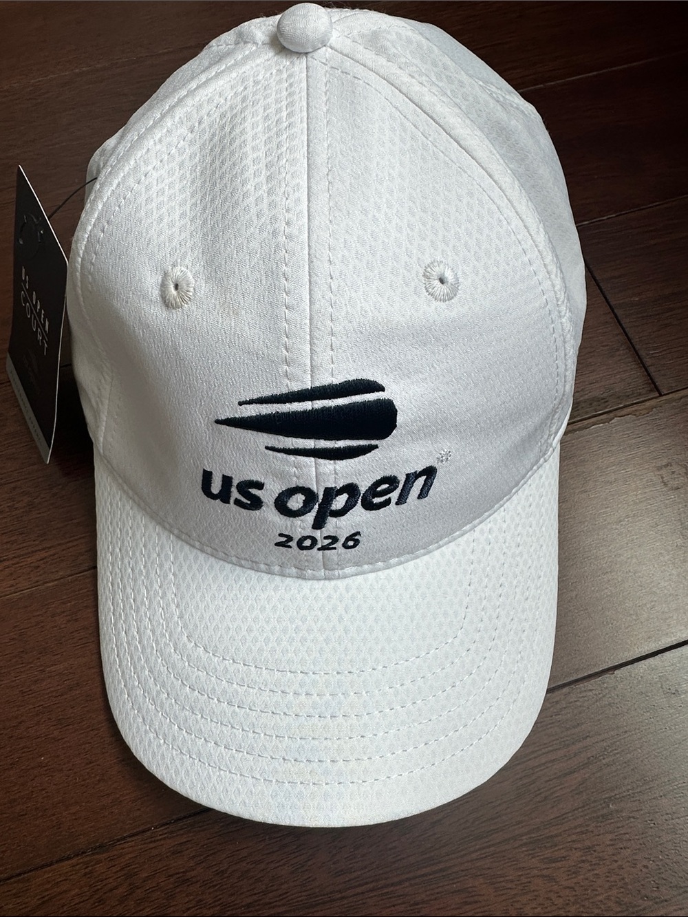 US Open 2026 Unisex White and  Blue Embroidery Performance Apparel Hat